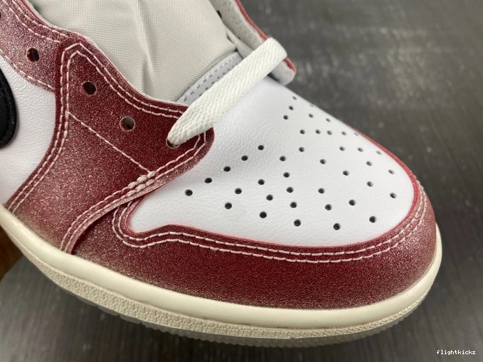 ROOM TROPHY X LOW 'RED OG 1 AIR FN0432-017 BLACK' JORDAN 1203